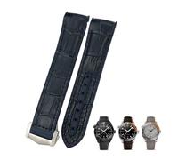 JZFOACHR Banda de reloj de cuero de nylon de goma de 20 mm de 20 mm para omega buzo 300 planeta océano 600m correa de reloj naranja