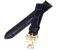 JZFOACHR Banda de reloj de cuero genuina de 19 mm 20 mm 22 mm 22 mm para Vacheron Constantin Patrimony VC Hombres y mujeres Correa de vaca marrón negro