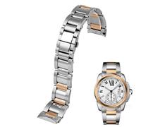 JZFOACHR Bandillas de reloj de 23 mm de reloj de metal Men Bandas de relojes de acero inoxidable Women Strap Band para accesorios de ajuste