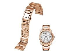 JZFOACHR Bandillas de reloj de 23 mm de reloj de metal Men Bandas de relojes de acero inoxidable Women Strap Band para accesorios de ajuste