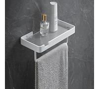 JZFOACHR Caddio de la Esquina Caddy Estante de baño estantes flotantes de la Pared Blanca