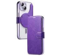JZFOACHR Case Flip para iPhone 16 Pro Max/16 Pro/16 Plus/16, Funda de Billetera Desmontable magnética Fashion Fashion Crystal Slim Telep, Rosa, 16
