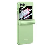 JZFOACHR Caso a Prueba de Choque para Galaxy Z Flip 6, Tapa del teléfono con Ranura para la Pluma de bisagra de succión magnética con película de Temperatura de Pantalla, púrpura