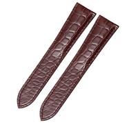 JZFOACHR Correa de reloj de cuero genuina para cocodrilo para un tanque en solitario London Calibo Leather Watch Band Band Men 16 mm 18 mm 20 mm 22 mm