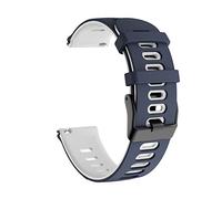 JZFOACHR Correas de banda de vigilancia de reemplazo de 20 mm para 2 bandas de reloj inteligentes Sport Silicone para brazalete de pulsera de 42 mm Correa