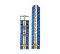 JZFOACHR Correas de muñeca Fabricación Bebar Body Canvas 22 mm Nylon Store Correa vintage Reloj transpirable Strap de pulsera de pulsera