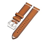 JZFOACHR Correas de relojes elegantes y elegantes para hombres Mujeres, Men Vintage Flat Oil Cerca de cuero Gerente de cuero Garas de banda impermeable cómodos Accesorios de banda