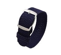 JZFOACHR Correas de relojes elegantes y elegantes para hombres para hombres, accesorios de reloj de reloj de una pieza de banda de vigilancia de nylon vintage (azul), 22 mm, 22 mm, ágata
