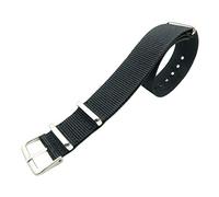 JZFOACHR Correas de relojes elegantes y elegantes para hombres para hombres, correa de nylon tejida bandas de reloj de una pie