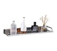 JZFOACHR Estante de baño de Acero Inoxidable de una Sola Capa, Estante de Almacenamiento de desechos de inodoros montados en la Pared instalación Perforada, Longitud de 20-60 cm (tamaño: 60 cm)