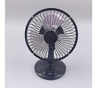 JZFOACHR Hermano de Hierro Forjado USB Dormitorio Mini Enchufe de Escritorio portátil Ventilador pequeño, Ventilador de Oficina de Escritorio, Oro Rosa, Ventilador de Oro Local (Color: Oro)