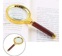 JZFOACHR Herramientas 10X Lupa de Mano 60mm/70mm/80mm/90mm Lupa Lupa portátil para joyería Lectura de periódicos Lupa digna