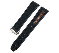 JZFOACHR Mujeres Menores Bandas para Watch Speedmaster 007 300 AT150 Strap Strap 21 mm Silicone Watch Band