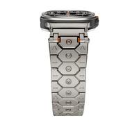 JZFOACHR Para Galaxy Watch Ultra Strap Accessories 47 mm Sport Spricelet para Galaxy Watch 7 Ultra Titan Stile inoxid de acero Metal Bands Watchs Watchs
