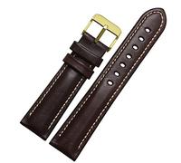JZFOACHR Para la banda de la banda de la banda de tejido liso de uso general clásico, correa de la marca de moda 18 mm 20 mm 21 mm 22 mm genuina de la pulsera de la suma
