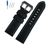 JZFOACHR Para Panerai PAM441/01661 Sport Sport Sport Band Band Black Blue Store Accessors Pulseras de 22 mm 26 mm de 26 mm