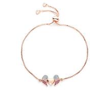 JZFOACHR Pulsera de ángel cadena ajustable amantes de la de la cadena del corazón brazalete de regalo para mujeres
