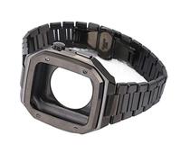 JZFOACHR Pulsera de armadura de metal, para 9 8 bandas de 45 mm de 44 mm, correa de acero inoxidable, para series de iWatch 4/5/6/SE.
