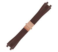 JZFOACHR Silicone Rubber Watch Band para Ulysse Nardin Outdoor Sports Pulsera impermeable Strp Store Reemplazo Accesorios para relojes Partes