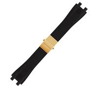 JZFOACHR Silicone Rubber Watch Band para Ulysse Nardin Outdoor Sports Pulsera impermeable Strp Store Reemplazo Accesorios para relojes Partes