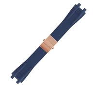 JZFOACHR Silicone Rubber Watch Band para Ulysse Nardin Outdoor Sports Pulsera impermeable Strp Store Reemplazo Accesorios para relojes Partes
