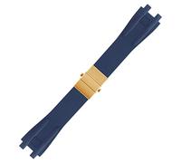 JZFOACHR Silicone Rubber Watch Band para Ulysse Nardin Outdoor Sports Pulsera impermeable Strp Store Reemplazo Accesorios para relojes Partes