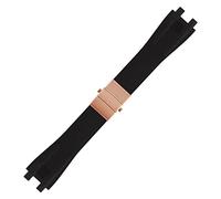 JZFOACHR Silicone Rubber Watch Band para Ulysse Nardin Outdoor Sports Pulsera impermeable Strp Store Reemplazo Accesorios para relojes Partes