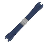 JZFOACHR Silicone Rubber Watch Band para Ulysse Nardin Outdoor Sports Pulsera impermeable Strp Store Reemplazo Accesorios para relojes Partes