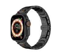 JZFOACHR Titan Sea inoxidable Bandas de reloj de acero de acero para la banda de reloj Ultra 2 49 mm 46 mm 45 mm 44 mm Serie de correa 10 9 8 7 6 5 4 3 2 1 SE con conector de metal
