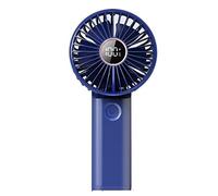 JZFOACHR USB Mini Ventilador portátil de 3600 mAh Ventilador de Cuello Recargable Pequeño Ventilador de Mesa de Mesa inalámbrica (Color: Dorado)