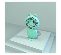 JZFOACHR Ventilador Personal Handheld USB Cargo pequeño Ventilador Recargable de enfriamiento portátil para el Ventilador de Escritorio Dormitorio (Color: Dorado)