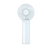 JZFOACHR Ventilador portátil Mini Handheld, Pequeño Ventilador USB de Velocidad Personal Ajustable Diseño Lindo para Ventilador de Viajes Interiores al Aire Libre (Color: Oro, tamaño: 1200 mA)