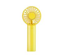 JZFOACHR Ventilador portátil Mini Handheld, Pequeño Ventilador USB de Velocidad Personal Ajustable Diseño Lindo para Ventilador de Viajes Interiores al Aire Libre (Color: Oro, tamaño: 1200 mA)