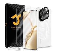 JZG 2+2 piezas para protector de pantalla Honor Honor 200, 2 EPU protección de pantalla, 2 vidrio templado para Honor 200 de lente, Autocuración, sin burbujas, fácil de instalar, Ultra-HD