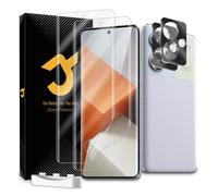 JZG 2+2 piezas para protector de pantalla Xiaomi Redmi Note 13 Pro Plus, 2 piezas EPU Protector de pantalla 2 piezas Protección de lente, reparado en 10 segundos, sin burbujas, fácil de instalar