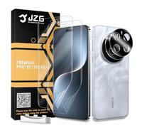 JZG 2 x Protector de pantalla Honor Magic 7 Pro [No-Vidrio], 2 x Lente de cristal templado, Autocuración, Sin burbujas, Fácil de instalar, Ultra-HD
