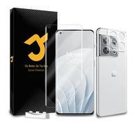 JZG 2 x Protector de Pantalla OnePlus 10 Pro [No Vidrio], 2 x Lente Vidrio Templado Autocuración, Libre de Burbujas, Fácil de instalar, Ultra-HD