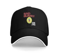 JZGESOM Bads Bunnys DTMF Debi Tirar Mas Fotos 2025 Álbum Gorra de béisbol Outfit Classic Snapback Sombrero para Hombres Mujeres Diario Ropa de Cabeza