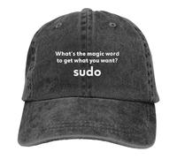 JZGESOM Broma Divertida Palabra mágica Sudo Debian Unix Engineer Design The Baseball Cap Outdoor Custom Program it Crowd Programer Hats