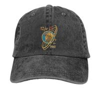 JZGESOM Gorra de béisbol Yuri Gagarin 1961 para Hombres, Gorras de Vaquero, protección de Visera para Mujeres, Gorras CCCP de la URSS Rusa