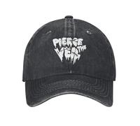 JZGESOM Gorras de béisbol con Logo Music Pierce The Veil Vintage Denim Desgastado Lavado Gorra Snapback de Estilo Unisex Gorras Ajustables