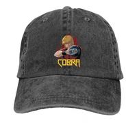 JZGESOM Psychogun Cobra Space Adventure Cobra Retro Hat Algodón Outdoor Sun Protaction Caps Unisex Casual Snapback Hats