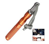 Jzhen Encendedores de Acampada, Pedernal para Fuego de Acero de Supervivencia, iniciador de Fuego de Supervivencia en Caja de Aluminio