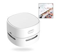 Jzhen Mini Aspirador Inalámbrico, Aspiradora de Mesa, Limpiador Portátil de Polvo, Mini Aspirador Polvo Portatil Mano Eléctrico para Hogar, Escuela, Oficina, Teclado