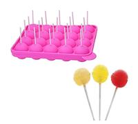 Jzhen Molde de Silicona Antiadherente con 20 Ranuras para Dulces de Chocolate,Pasteles, Reposteria, Hielo ect