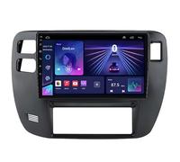 JZHIWEI Android 15 Radio Coche Pantalla Táctil 9 Pulgadas para Nissan Patrol Y61 1997-2005 Conectar y Usar Navegación GPS Control del Volante 4G WiFi FM Am RDS Enlace Espejo con Bluetooth