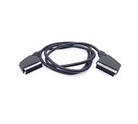 JZK 1.5m SCART cable, SCART macho a conector macho de 21 pines cable para audio y vídeo, DVD, HDTV, AV y TV digital
