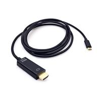 JZK 1.8M Cable adaptador USB tipo C a HDMI 4K a 60 Hz para conectar teléfono/tableta/portátil a televisor TV o monitor UHD Cable conector Thunderbolt para iPad/iPhone/MacBook, para Samsung S25/S24