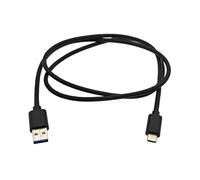 JZK 1 m Cable carga rápida USB tipo C a USB A 3.0, cable datos USB a USB C para iPhone 15/16, para Samsung Galaxy S22/S21, para Huawei P30/P20 y para Sony Xperia XZ.