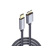 JZK 1 m Cable USB C a Micro USB 3.0 para disco duro externo portátil/SSD